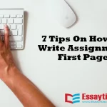 How to Write Assignment First Page