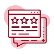 97.9% Satisfication Rate Star Ratings Icon